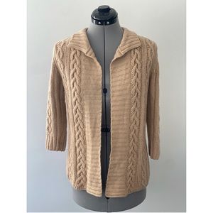 BANANA REPUBLIC Open Cable-Knit Cardigan size Medium